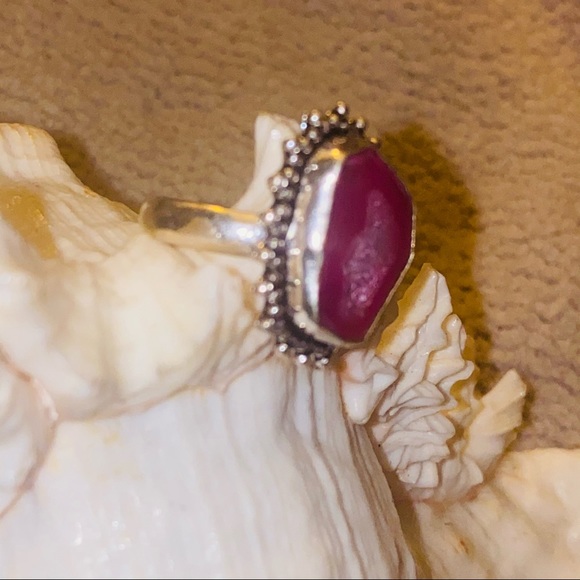 SALE ⭐️ Druzy Agate natural Gemstone ring - Picture 4 of 8